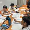 學員進行寫作練習